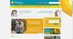 Desktop Screenshot of colmenaseguros.com