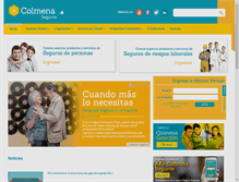 Tablet Screenshot of colmenaseguros.com